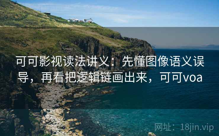 可可影视读法讲义：先懂图像语义误导，再看把逻辑链画出来，可可voa