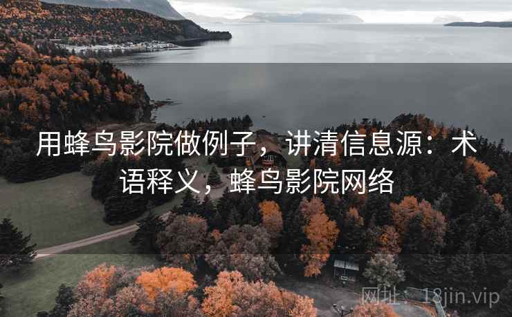 用蜂鸟影院做例子，讲清信息源：术语释义，蜂鸟影院网络