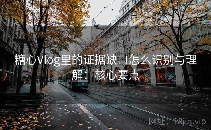 糖心Vlog里的证据缺口怎么识别与理解：核心要点