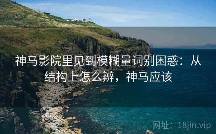 神马影院里见到模糊量词别困惑：从结构上怎么辨，神马应该