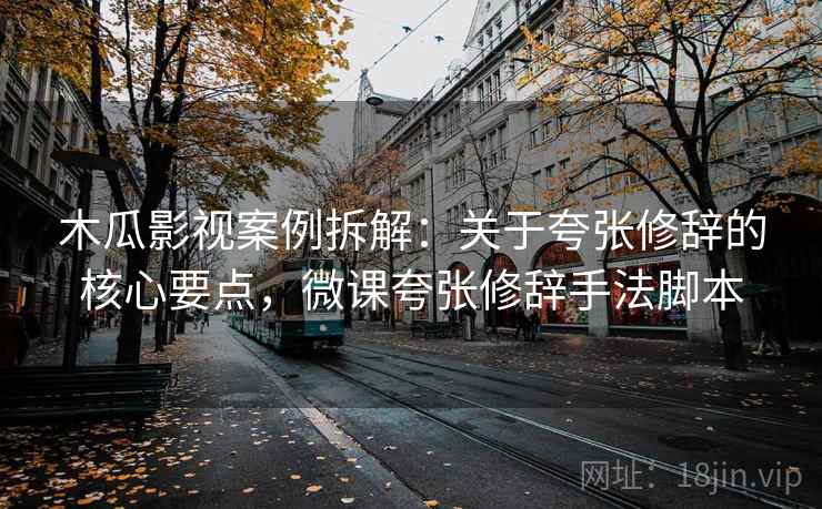 木瓜影视案例拆解：关于夸张修辞的核心要点，微课夸张修辞手法脚本